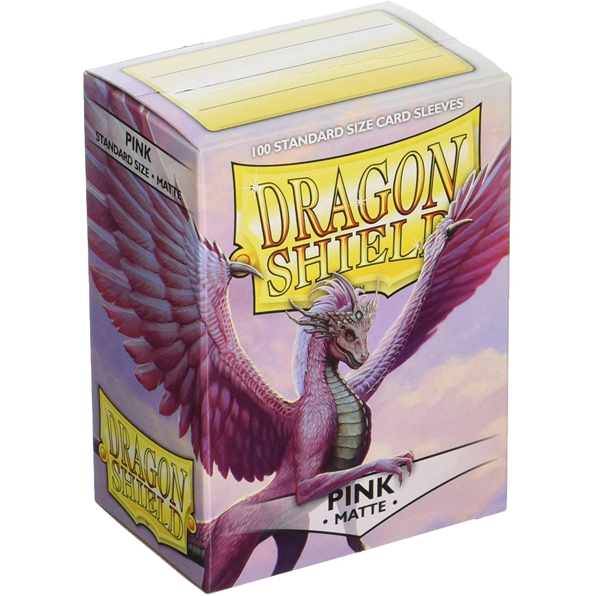 Sleeves (100ct) - Matte Pink - Standard Size - Dragon Shield Arcane Tinmen 5706569110123