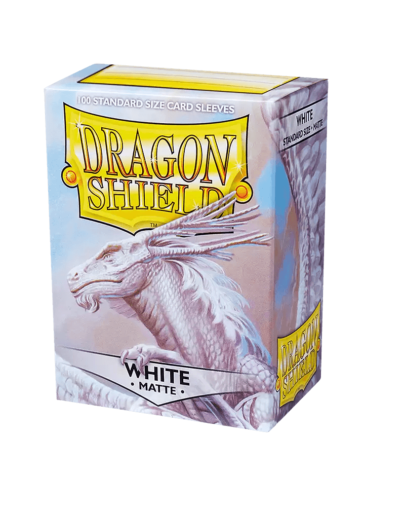 Sleeves (100ct) - Matte White - Standard Size - Dragon Shield Arcane Tinmen 5706569110055