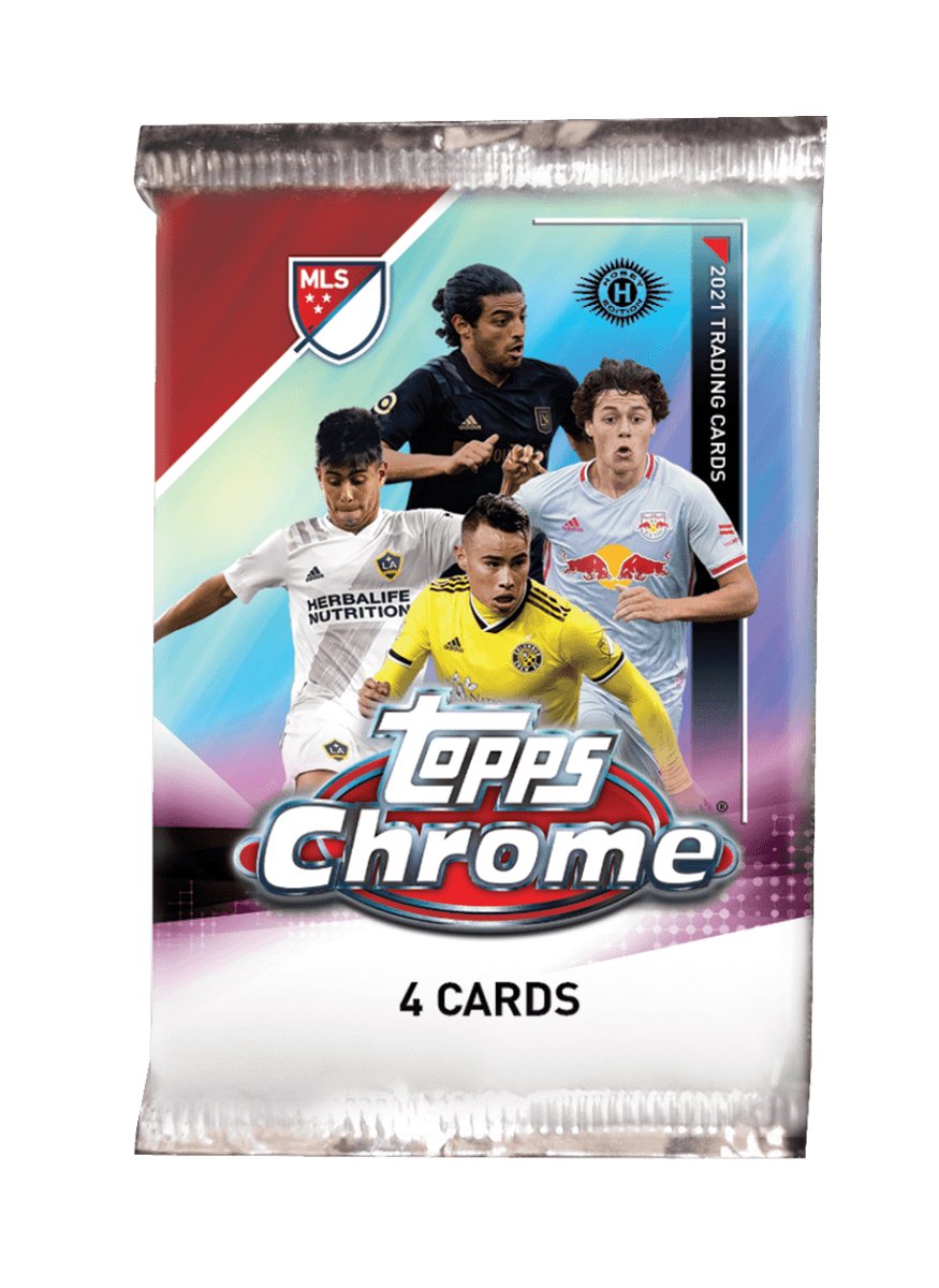 Soccer - 2021 - MLS (Major League Soccer) - Topps Chrome - Hobby Pack (4 Cards) Topps 887521102518