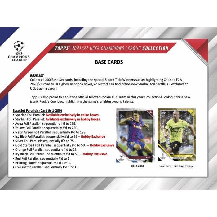 Soccer - 2021/22 - UEFA Champions League - Topps - Blaster Box (7 Packs) Topps 887521106363