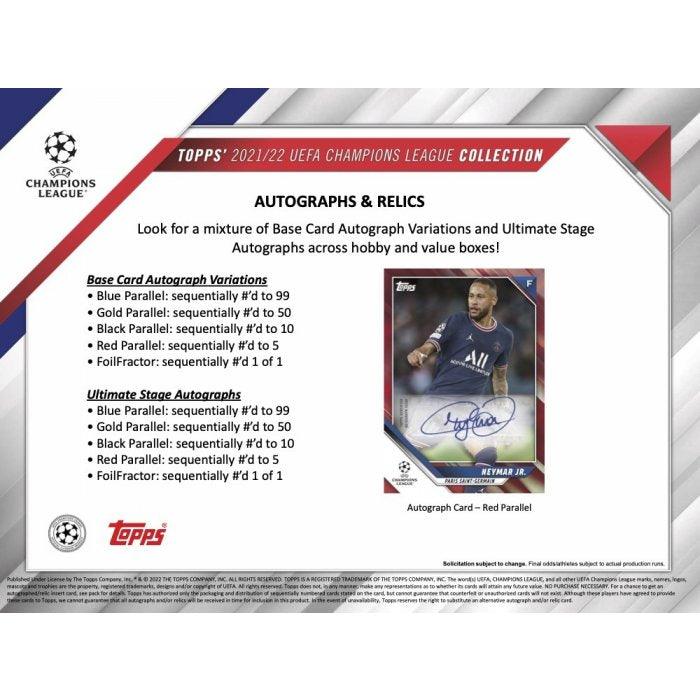 Soccer - 2021/22 - UEFA Champions League - Topps - Blaster Box (7 Packs) Topps 887521106363