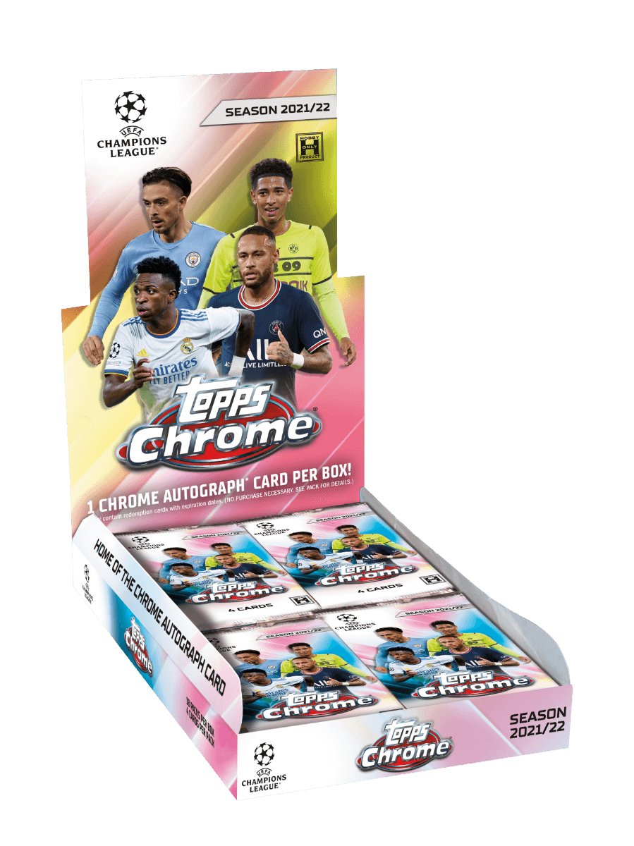 Soccer - 2021/22 - UEFA Champions League - Topps Chrome - Hobby Box (18 Packs) Topps 887521106882