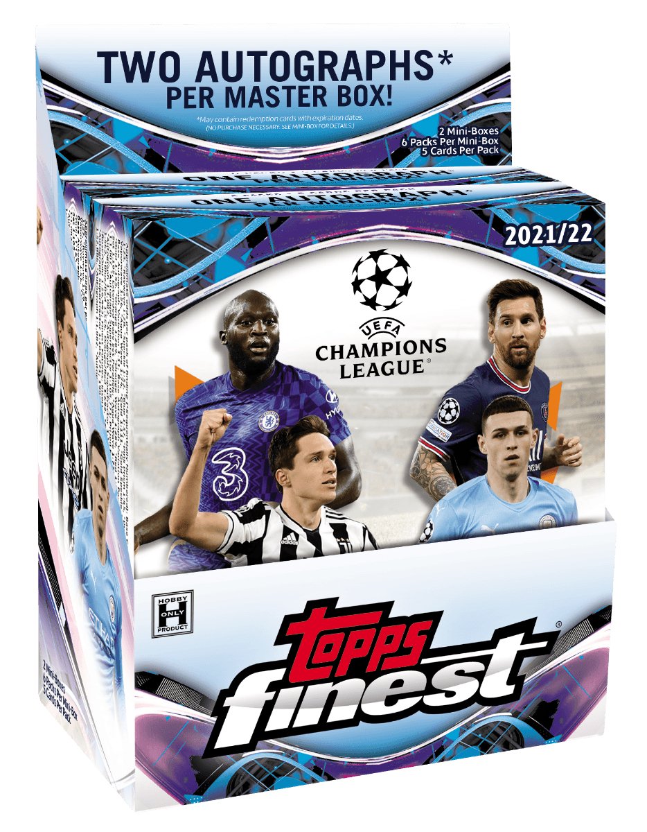 Soccer - 2021/22 - UEFA Champions League - Topps Finest - Hobby Box (12 Packs) Topps 887521106042