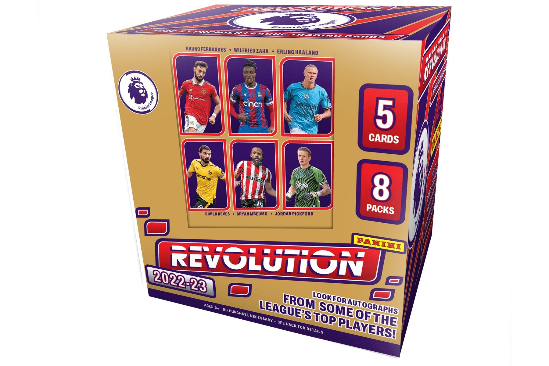 Soccer - 2022/23 - Premier League - Panini Revolution - Hobby Box (8 Packs) Panini 746134127885