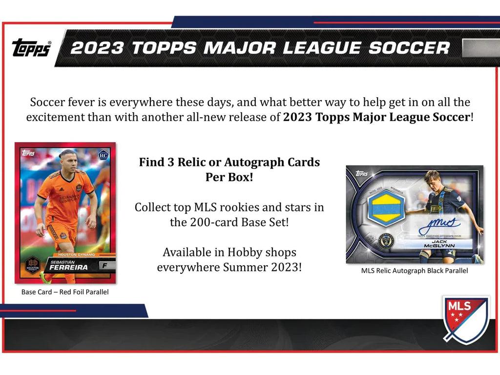 Soccer - 2023 - MLS (Major League Soccer) - Topps - Hobby Box (24 Packs) - Hobby Champion Inc