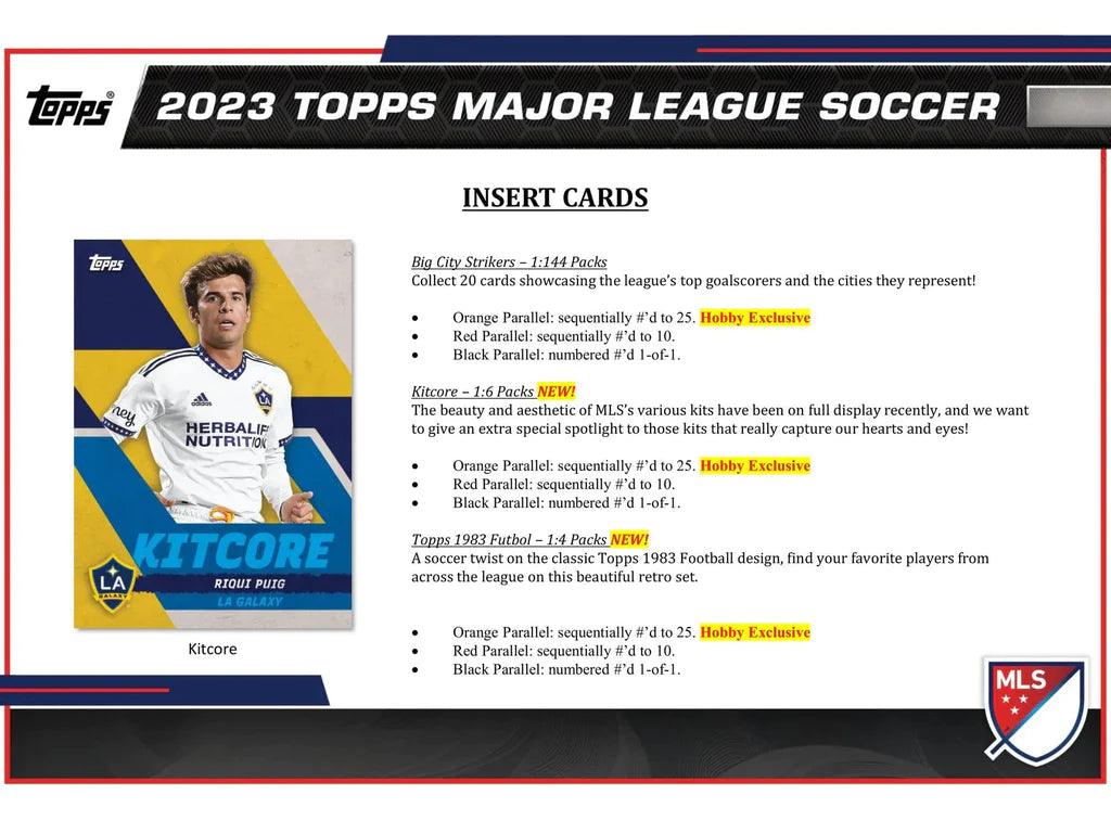 Soccer - 2023 - MLS (Major League Soccer) - Topps - Hobby Box (24 Packs) - Hobby Champion Inc