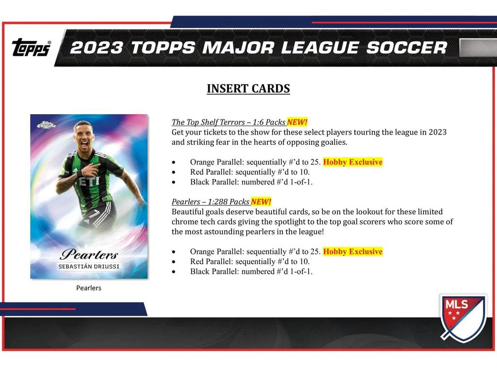 Soccer - 2023 - MLS (Major League Soccer) - Topps - Hobby Box (24 Packs) - Hobby Champion Inc