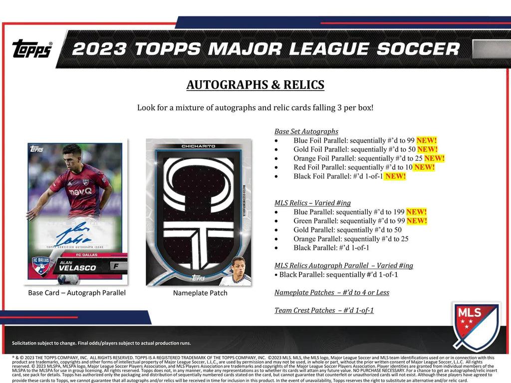 Soccer - 2023 - MLS (Major League Soccer) - Topps - Hobby Box (24 Packs) - Hobby Champion Inc