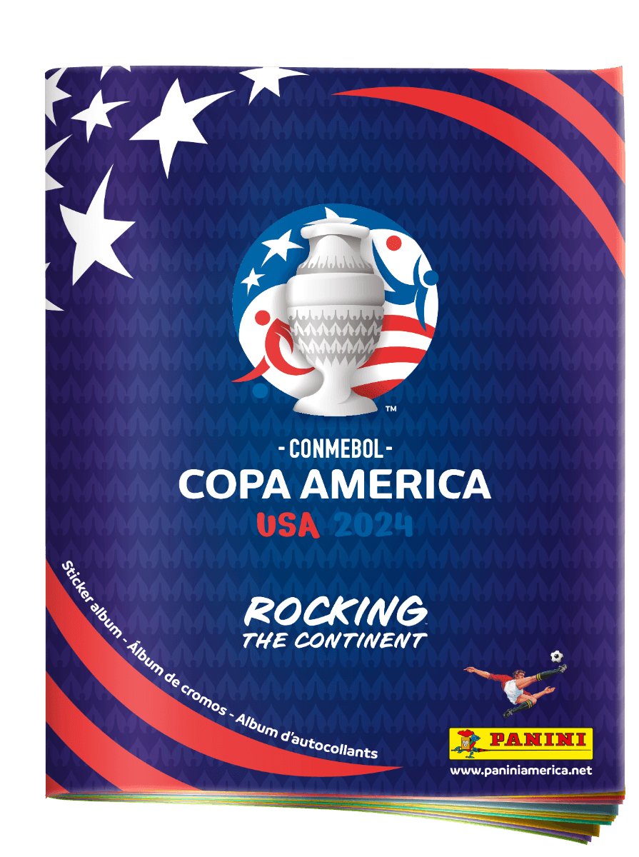 Soccer - 2024 - COPA America USA - Panini - Combo Sticker Album & 10 Stickers Panini 746134170980