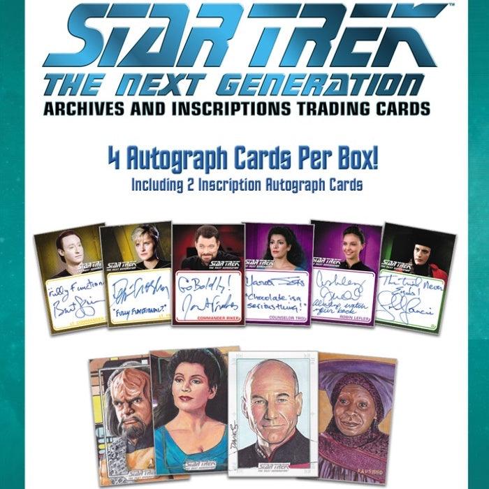 Star Trek - 2022 Rittenhouse - The Next Generation Archives and Inscriptions Box Rittenhouse Archives Ltd. 693195220423