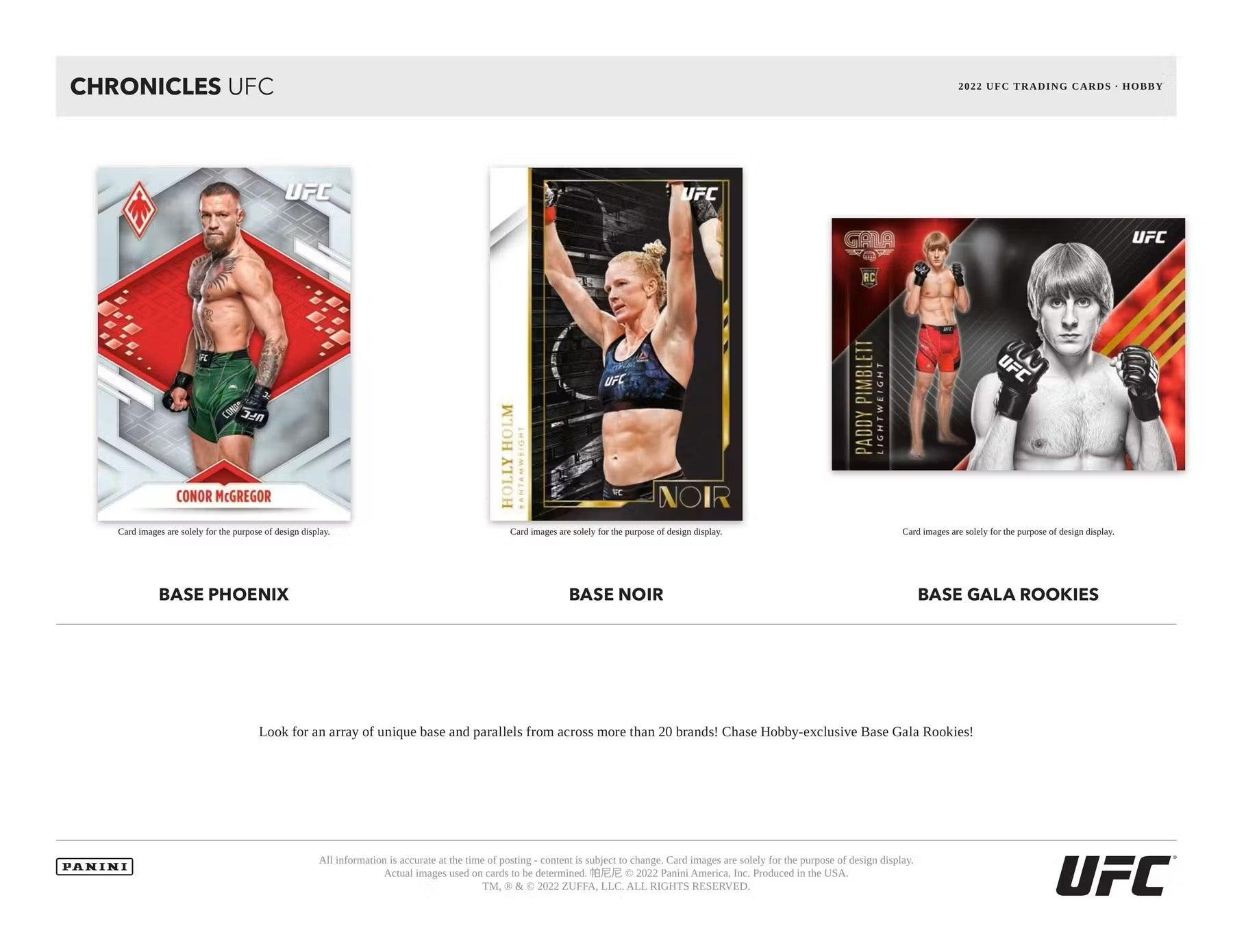 UFC - 2022 - Panini Chronicles - Hobby Box (6 Packs) Panini 613297994541