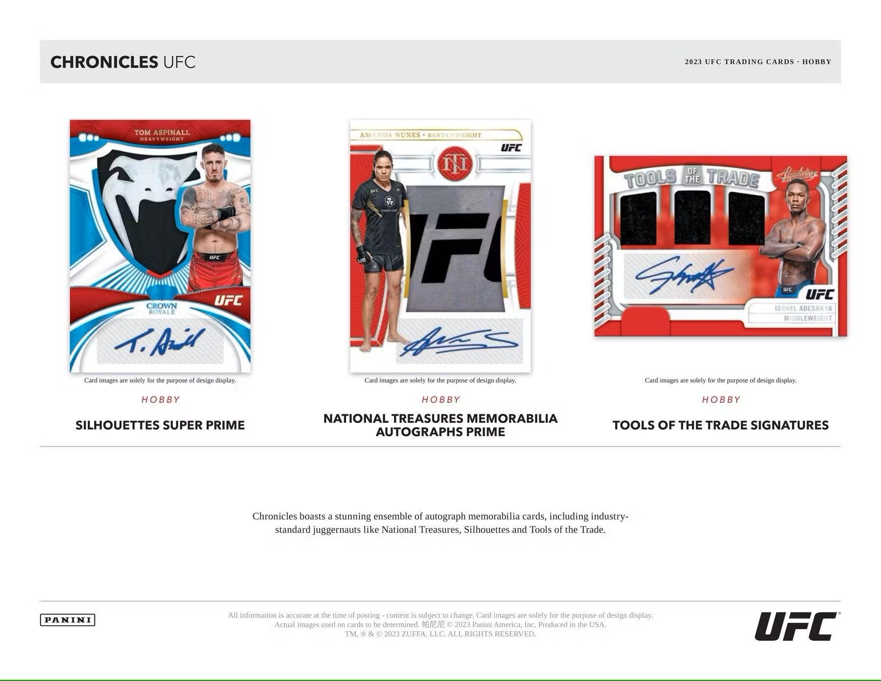 UFC - 2023 - Panini Chronicles - Hobby Box (6 Packs) Panini 746134138133