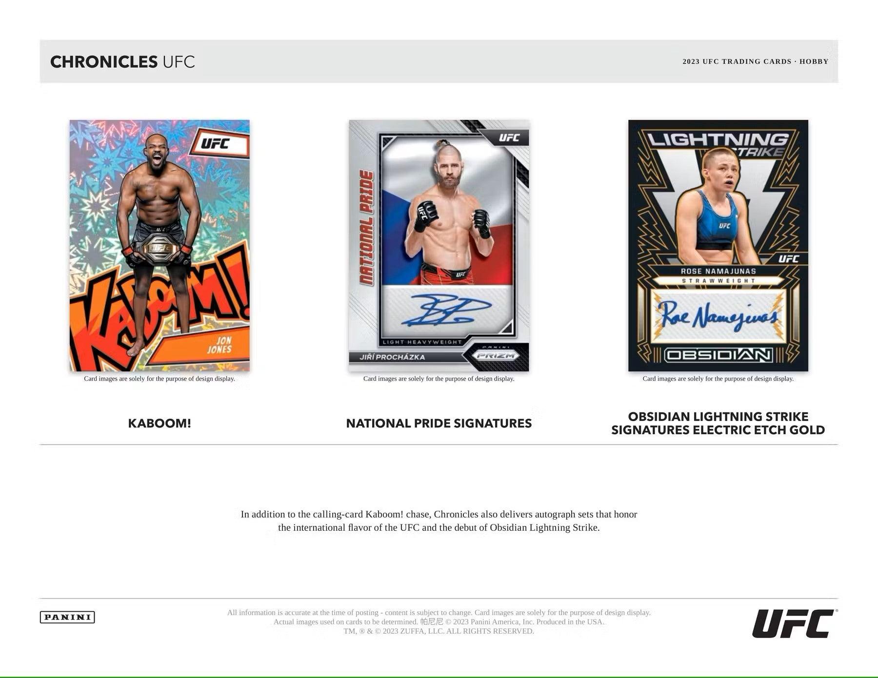 UFC - 2023 - Panini Chronicles - Hobby Box (6 Packs) Panini 746134138133