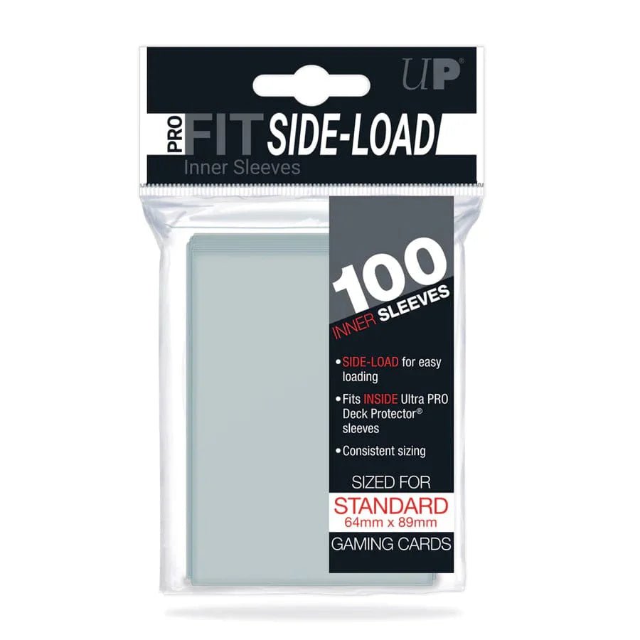 Ultra PRO - 1 Pack of 100 Inner Sleeves - Pro Fit Side - Load - for DOUBLE - SLEEVING TCG Cards Ultra PRO 074427846497