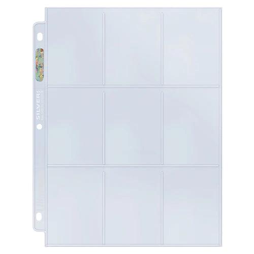 Ultra PRO - 9 Pocket Page for Standard Size Cards - Silver Series (1 Page) Ultra PRO 074427814427