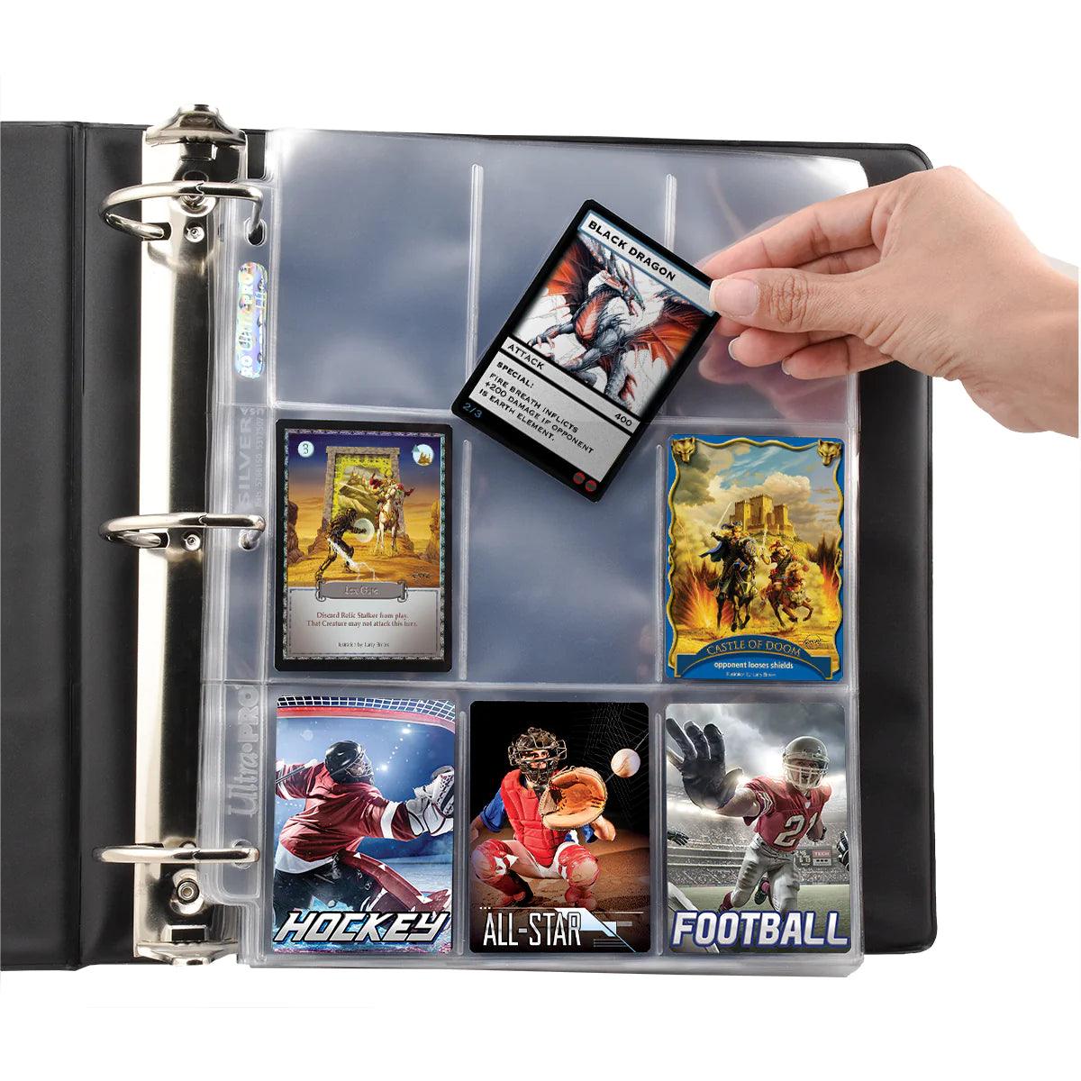 Ultra PRO - 9 Pocket Pages Box for Standard Size Cards - Silver Series (100 Pages per Box) Ultra PRO 074427814427