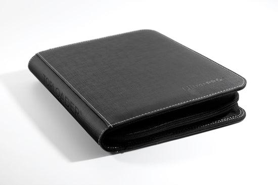 Ultra PRO - Album - 4 - Pocket Zippered for Toploaders - Leatherette Black (Holds 80 Toploaders) Ultra PRO 074427162191