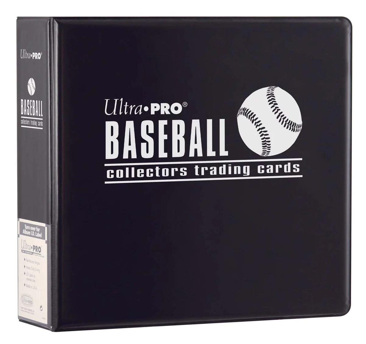 Ultra PRO - Binder - 3" Baseball Trading Card Album (Black Color) Ultra PRO 074427814021