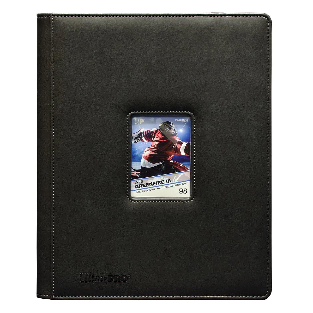 Ultra PRO - Binder - 9 - Pocket Windows Premium - Leatherette Black (Holds 180 cards) Ultra PRO 074427856274