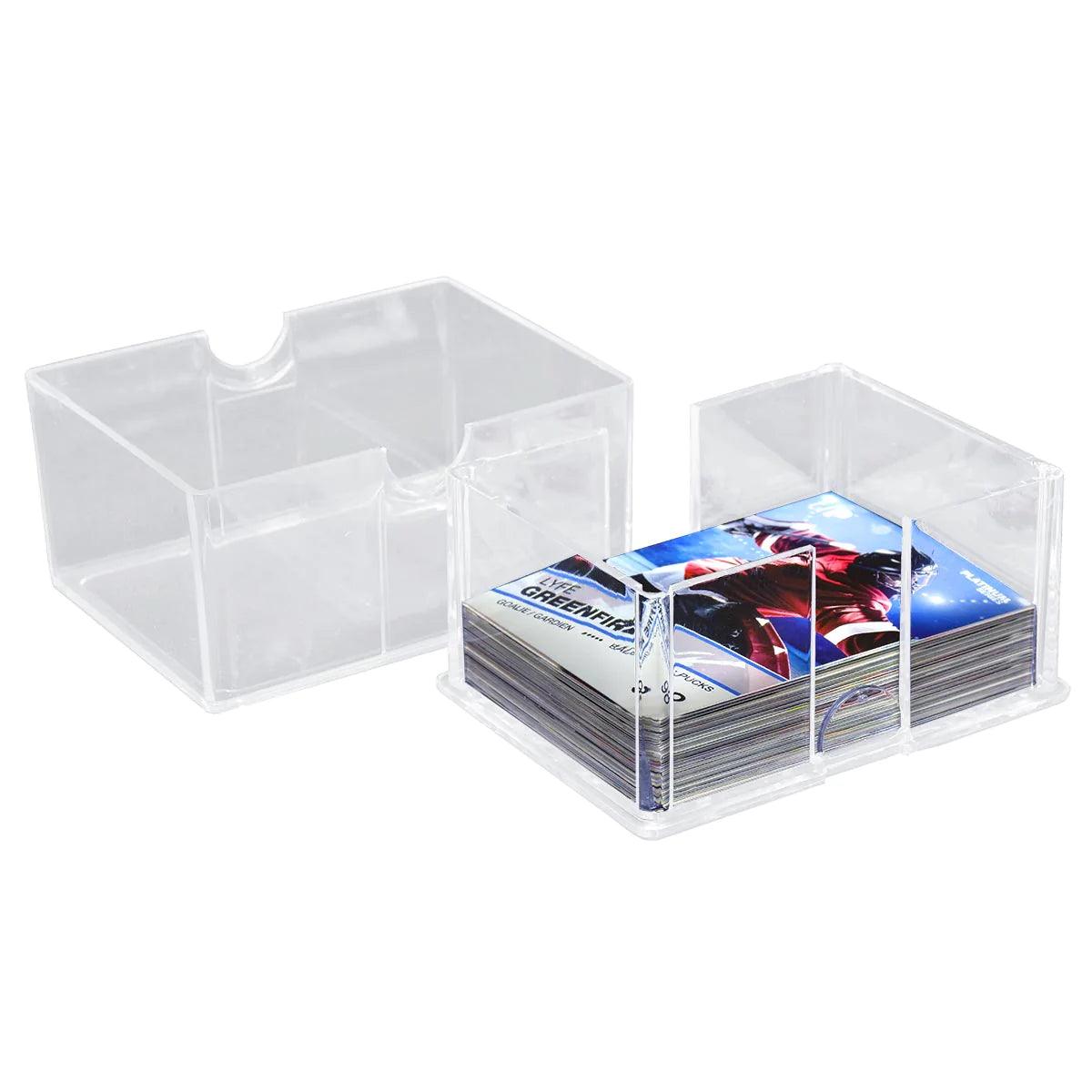 Ultra PRO - Clear Card Storage Box (Holds 100 Cards) - Diamond Corner Box Ultra PRO 074427817237