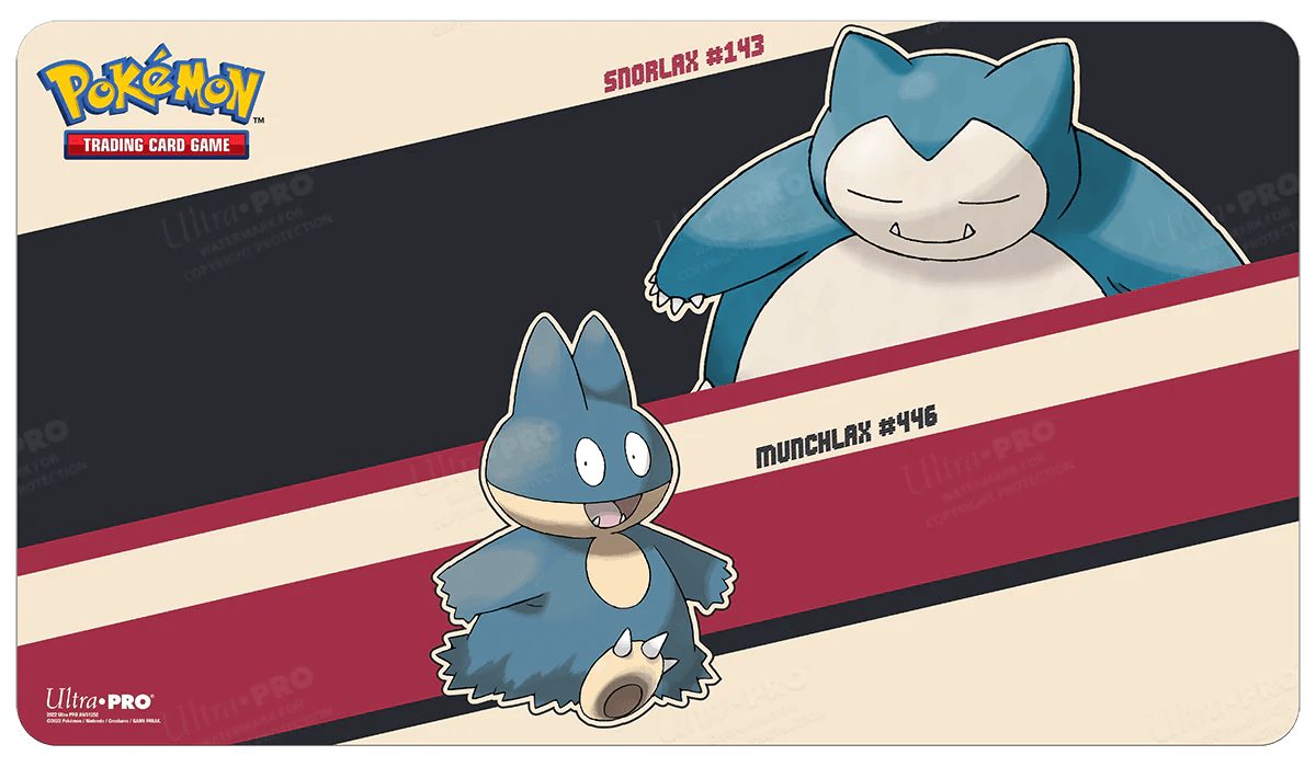 Ultra PRO - Mousepad/Playmat - Pokemon - Snorlax & Munchlax Ultra PRO 074427159481