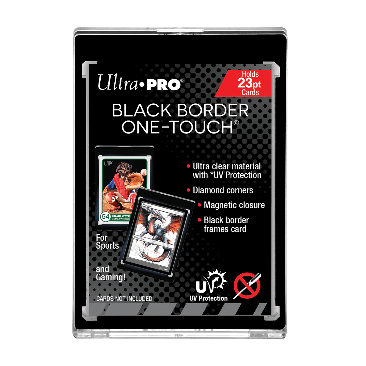 Ultra PRO - One - Touch 23pt Black Border Ultra PRO 074427157470