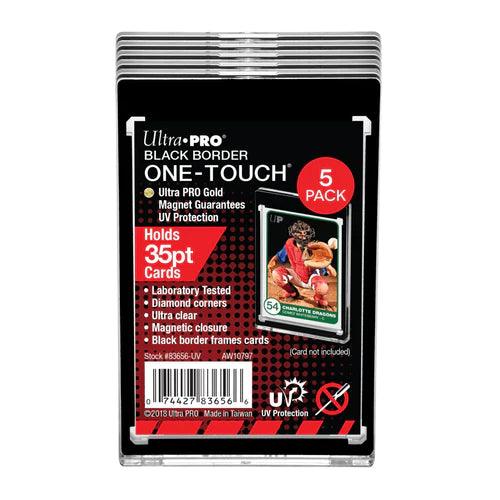 Ultra PRO - One - Touch 35pt Black Border (5 - Pack) Ultra PRO 074427836566