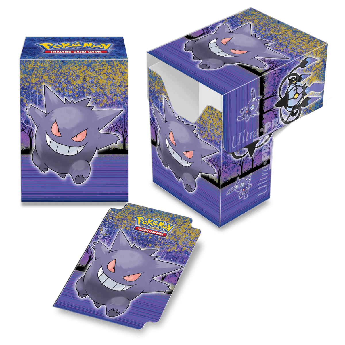 Ultra PRO - Plastic Deck Box for Pokemon Cards - Gallerie Series Haunted Hollow Ultra PRO 074427158033