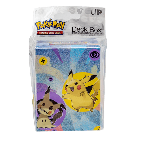 Ultra PRO - Plastic Deck Box for Pokemon Cards - Pikachu & Mimikyu Ultra PRO 074427161118