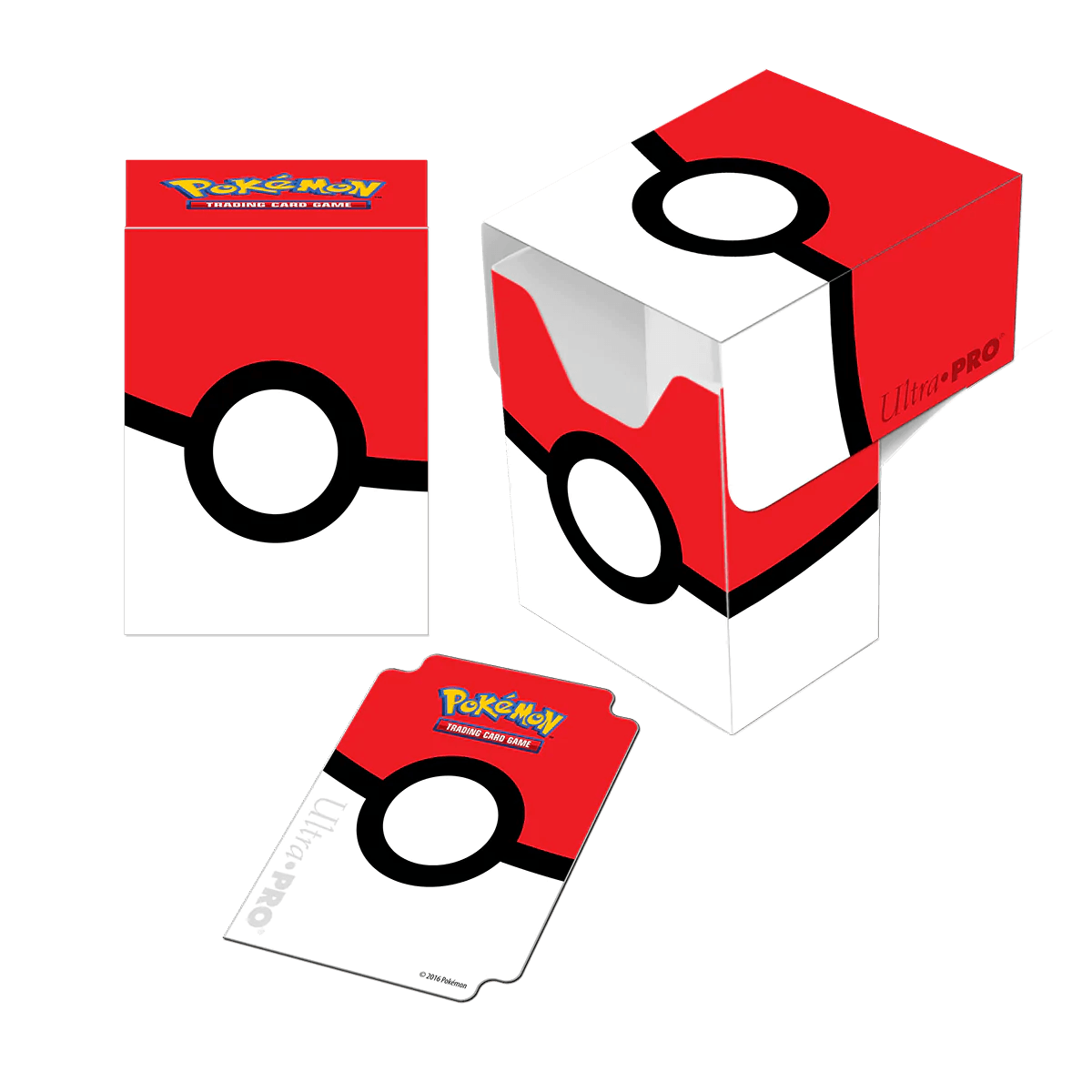 Ultra PRO - Plastic Deck Box for Pokemon Cards - Poké Ball Ultra PRO 074427851217