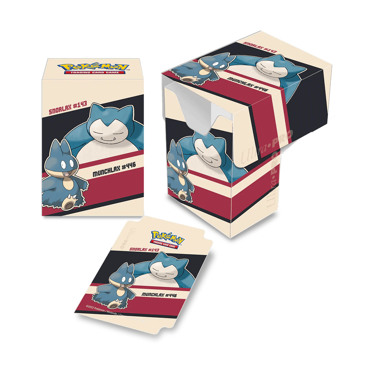 Ultra PRO - Plastic Deck Box for Pokemon Cards - Snorlax & Munchlax Ultra PRO 074427159535