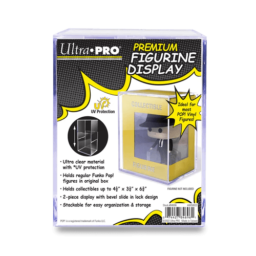 Ultra Pro - Premium UV Protector Display Case for Standard Size Funko Pop! & Other Figures (Qty:1) - Hobby Champion Inc