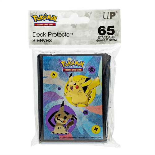 Ultra PRO - Sleeves for Pokemon Cards - Pikachu & Mimikyu (65 Sleeves per Pack) Ultra PRO 074427161101