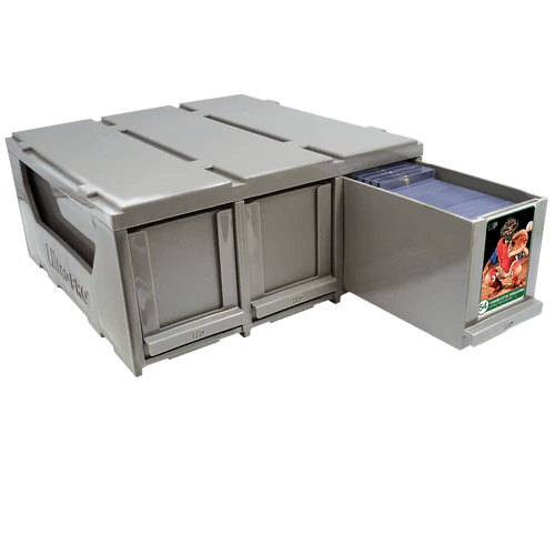 Ultra PRO - Storage Cards Plastic Gray Drawer Organizer (1000+ Cards) Ultra PRO 074427156909