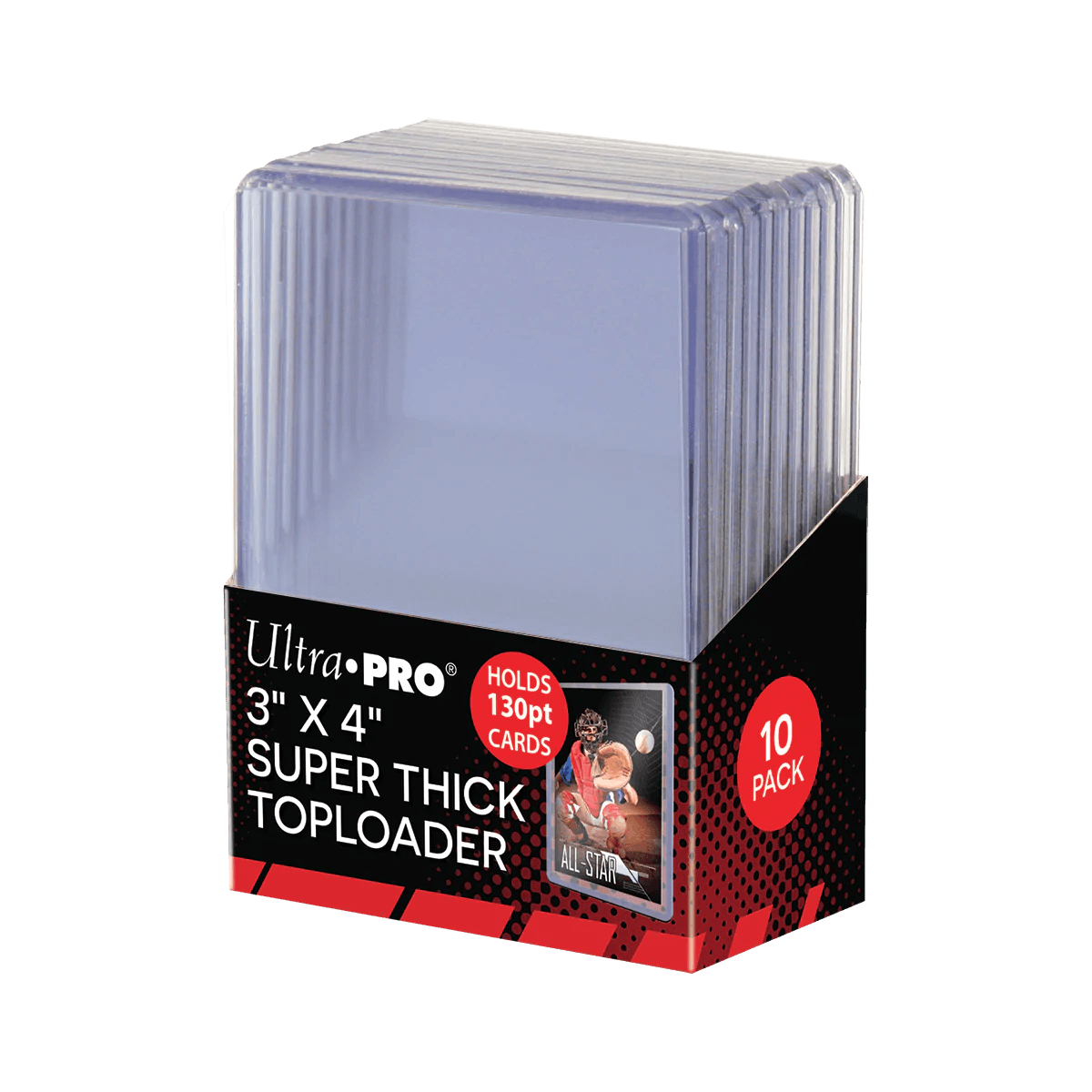 Ultra PRO - Toploader Pack - 130pt (10 toploaders per pack) Ultra PRO 074427823276