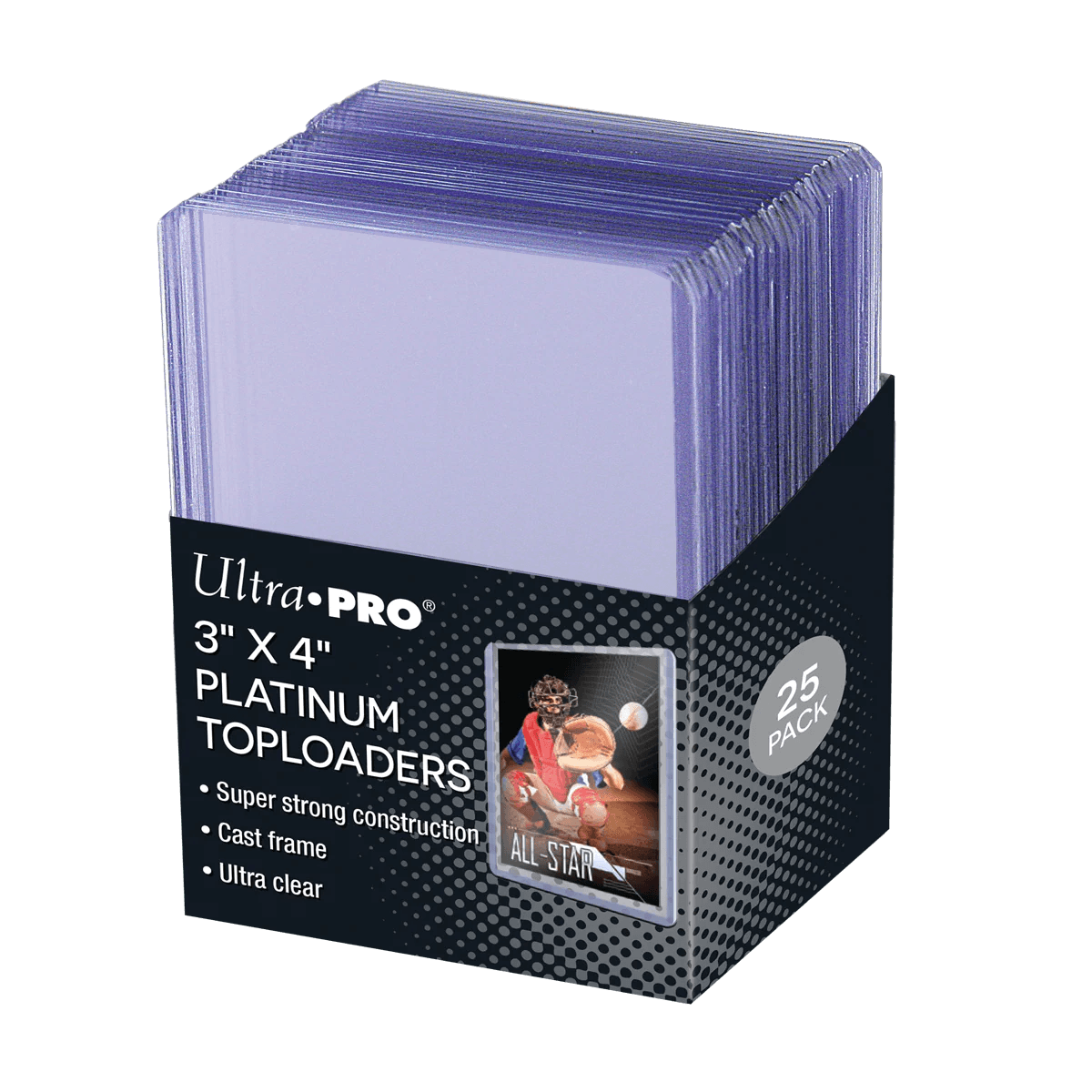 Ultra PRO - Toploader Pack - 35pt Platinum (25 toploaders per pack) Ultra PRO 074427159108