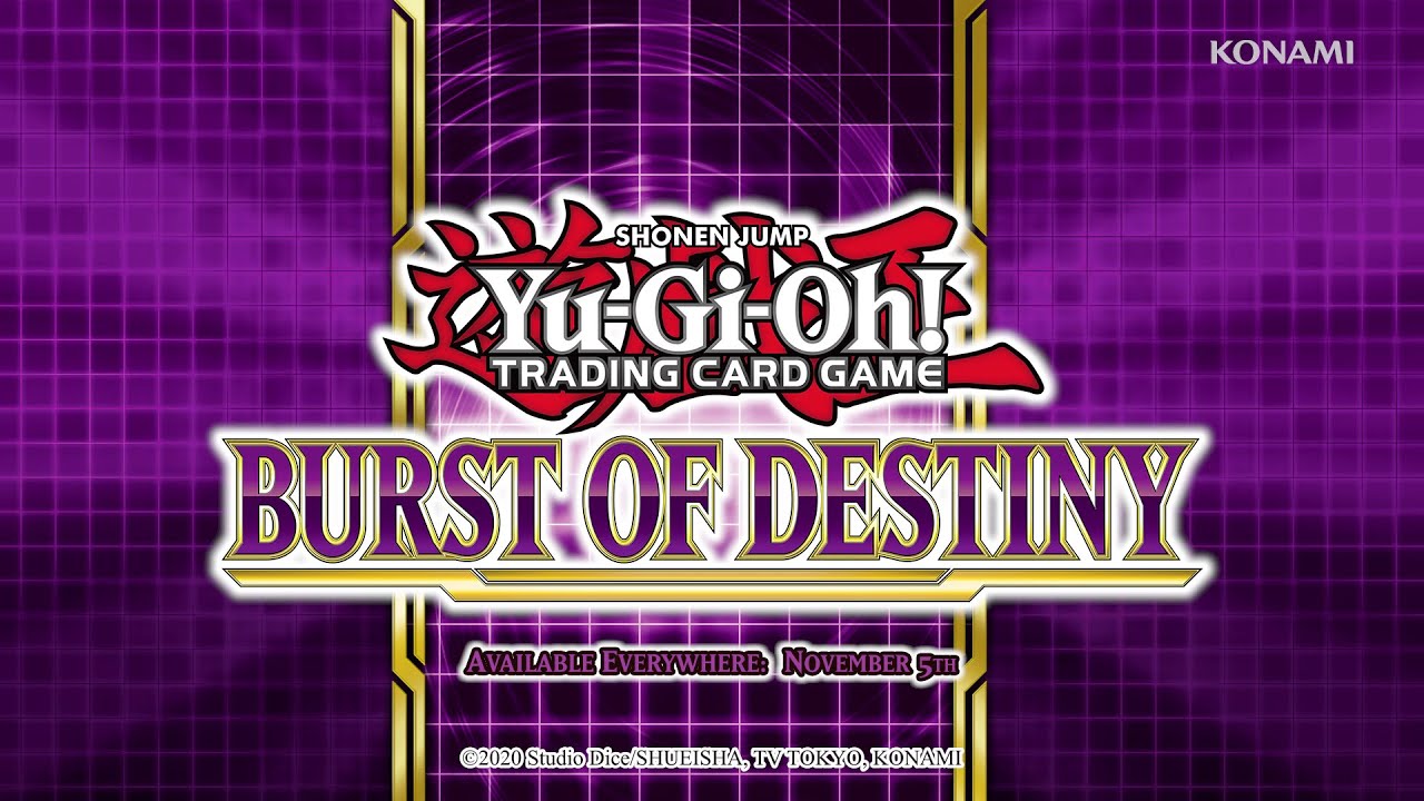 Yu - Gi - Oh! - Burst of Destiny - 1st Edition - Booster Box (24 Packs) Konami 083717854678