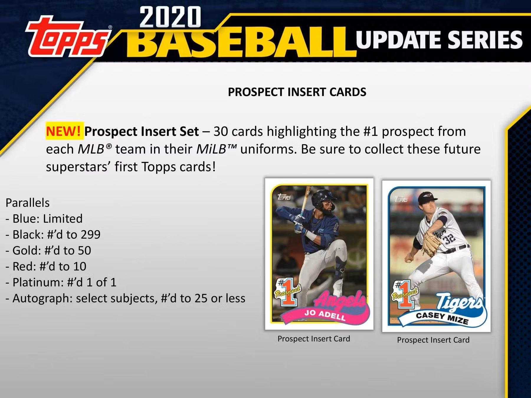 Baseball - 2020 - Topps - Update Series - Hobby Pack (14 Cards) - Hobby Champion Inc