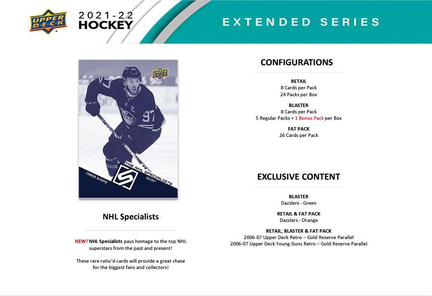 Hockey - 2021/22 - Upper Deck Extended Series - Blaster Box (6 Packs) - Hobby Champion Inc