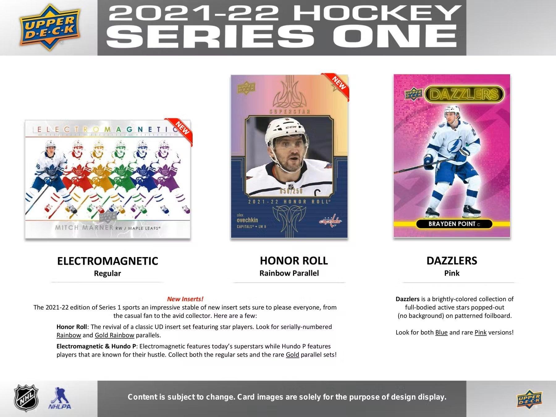 Hockey - 2021/22 - Upper Deck Series 1 - Hobby Pack (8 Cards) - Hobby Champion Inc