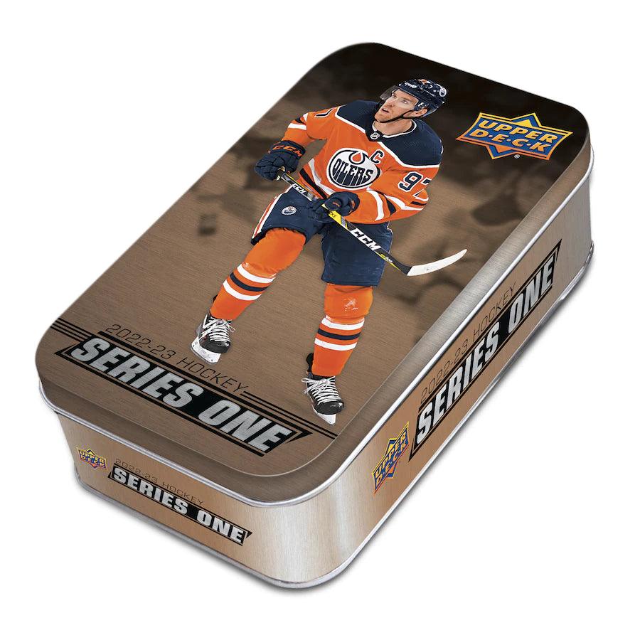 Hockey - 2022/23 - Upper Deck Series 1 - Tin Box (8 Packs + 1 Bonus Pack) - Hobby Champion Inc