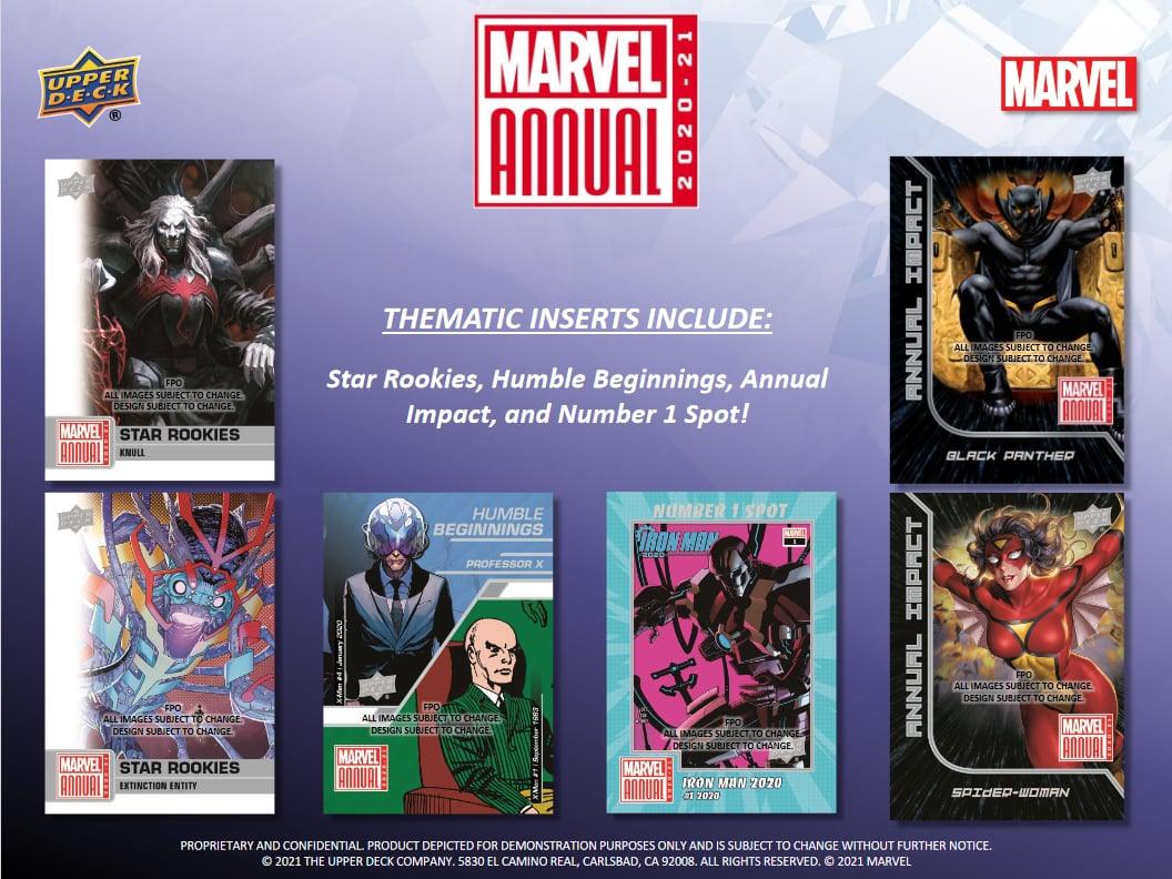 Marvel - 2020/21 Upper Deck - Marvel Annual - Hobby Box (16 Packs) - Hobby Champion Inc