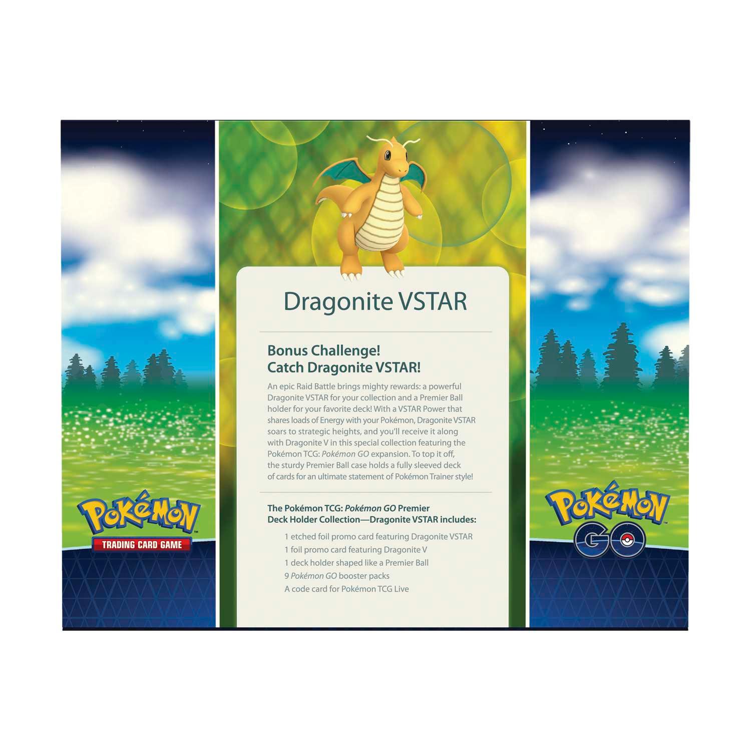 Pokemon Box - Premier Deck Holder Collection - Pokemon GO - Dragonite VSTAR - Hobby Champion Inc