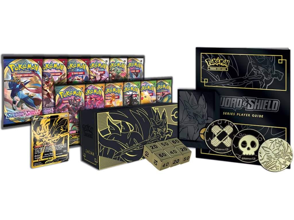 Pokemon Elite Trainer Box Plus - Sword & Shield (Zamazenta on Cover) - Hobby Champion Inc