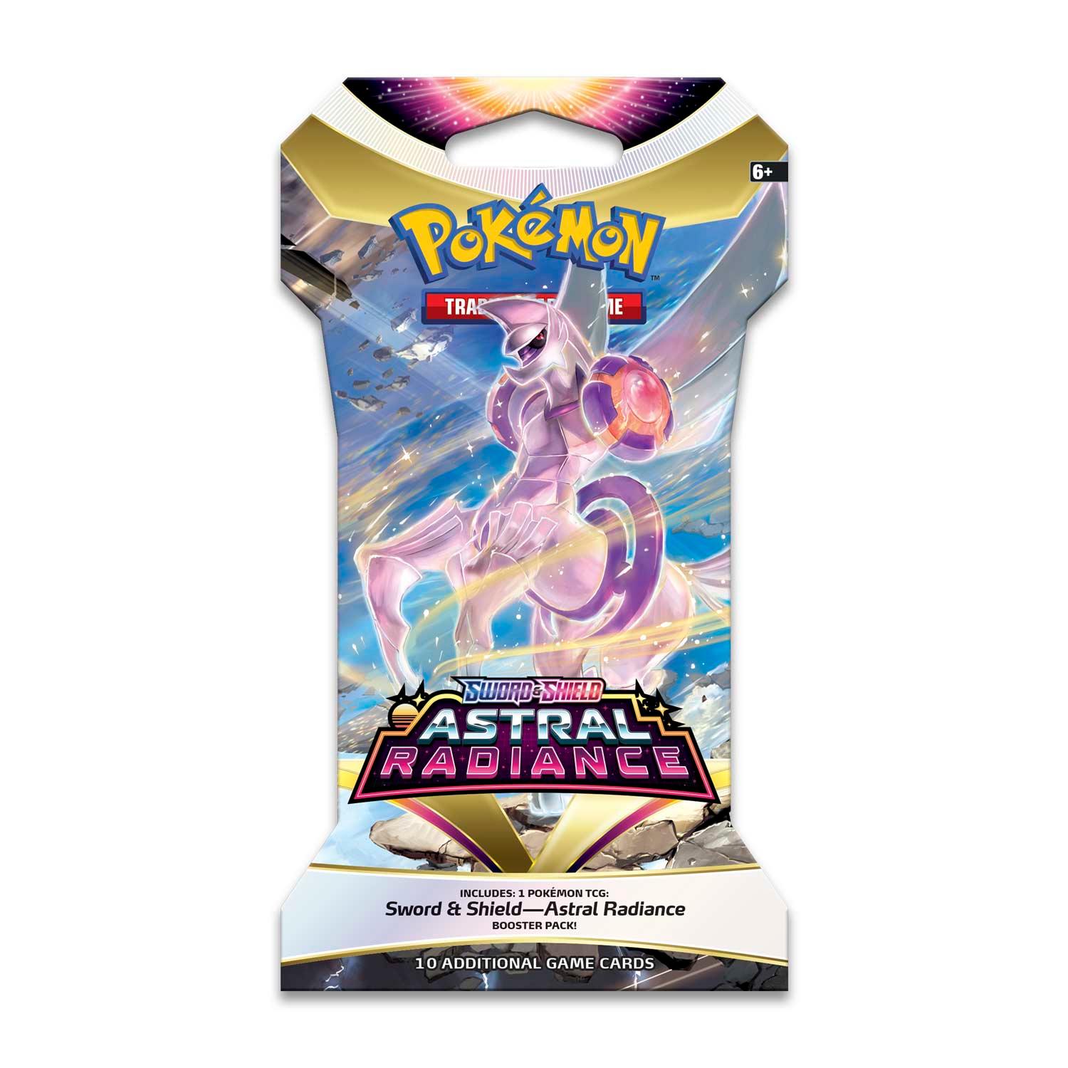 Pokemon Sleeved Booster Pack (10 Cards) - Sword & Shield - Astral Radiance - Hobby Champion Inc