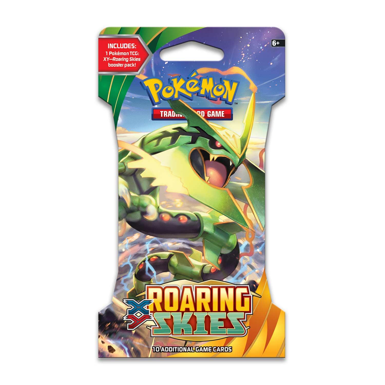 Pokemon Sleeved Booster Pack (10 Cards) - XY - Roaring Skies - Hobby Champion Inc