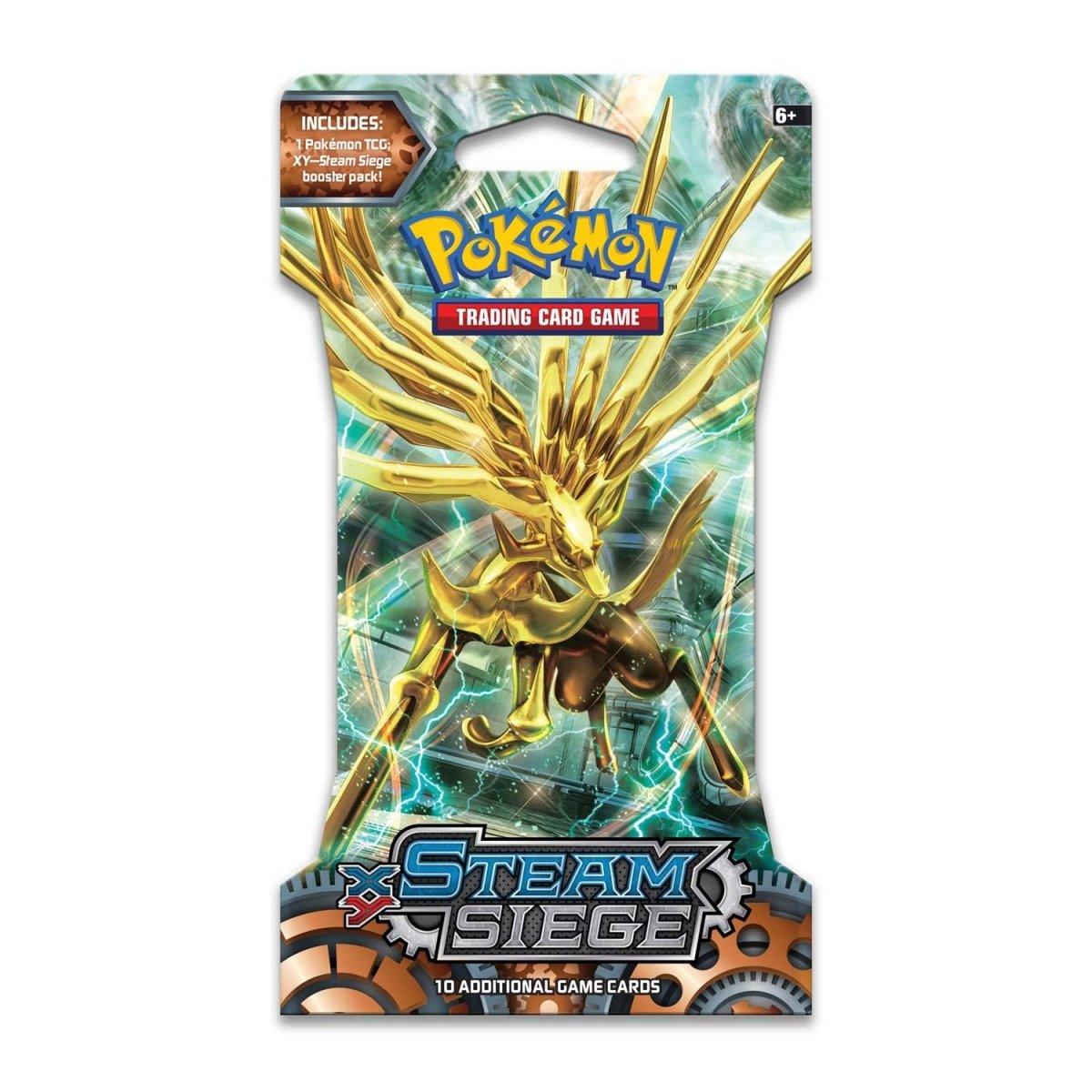 Pokemon Sleeved Booster Pack (10 Cards) - XY - Steam Siege - Hobby Champion Inc