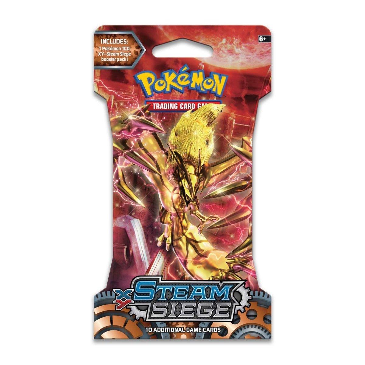 Pokemon Sleeved Booster Pack (10 Cards) - XY - Steam Siege - Hobby Champion Inc