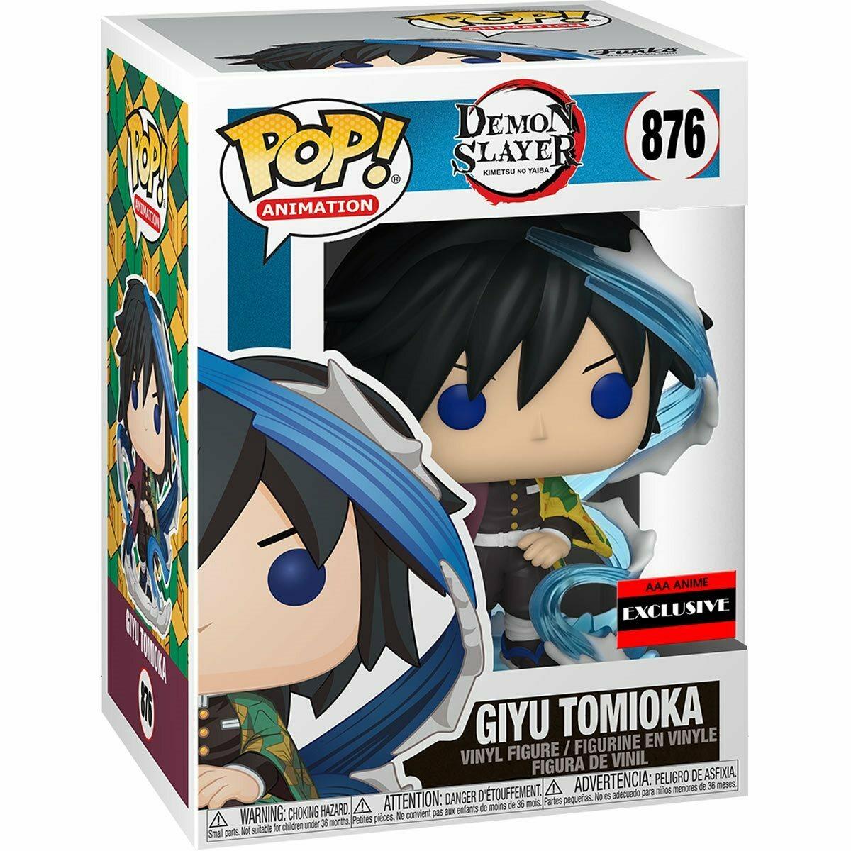 Pop! Animation - Demon Slayer - Giyu Tomioka - #876 - AAA Anime EXCLUSIVE - Hobby Champion Inc