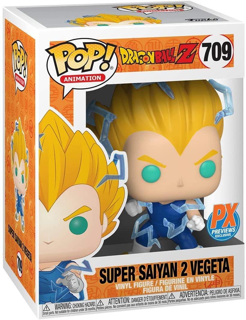 Pop! Animation - Dragon Ball Z - Super Saiyan 2 Vegeta - #709 - PX Previews EXCLUSIVE - Hobby Champion Inc